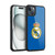 Real Madrid CF Origin Plain Logo Blue Gel Armour Case For Apple iPhone 15 Plus