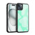 Grace Illustration Cow Prints Mint Green Gel Armour Case For Apple iPhone 15 Plus