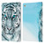 Aimee Stewart Animals White Tiger Leather Book Wallet Case Cover For Apple iPad mini 4