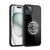 Real Madrid CF Legend White Logo Gel Armour Case For Apple iPhone 15 Plus