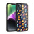 Micklyn Le Feuvre Patterns 2 Fast Food On Navy Gel Armour Case For Apple iPhone 14 Plus