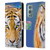 Aimee Stewart Animals Tiger Lily Leather Book Wallet Case Cover For OnePlus 9