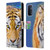 Aimee Stewart Animals Tiger Lily Leather Book Wallet Case Cover For OPPO A54 5G