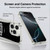 NBA San Antonio Spurs Silver Line Soft Gel Case for Apple iPhone 16 Pro Max & MagSafe