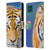 Aimee Stewart Animals Tiger Lily Leather Book Wallet Case Cover For Samsung Galaxy F62 (2021)