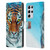 Aimee Stewart Animals Yellow Tiger Leather Book Wallet Case Cover For Samsung Galaxy S21 Ultra 5G