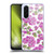 Anis Illustration Flower Pattern 2 Purple Soft Gel Case for Samsung Galaxy A26 5G