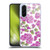 Anis Illustration Flower Pattern 2 Purple Soft Gel Case for Samsung Galaxy A36 5G