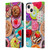 Aimee Stewart Colourful Sweets Cupcakes And Cocoa Leather Book Wallet Case Cover For Apple iPhone 13