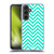 Head Case Designs Neon Zigzag Teal Soft Gel Case for Samsung Galaxy S24 FE & MagSafe