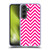 Head Case Designs Neon Zigzag Pink Soft Gel Case for Samsung Galaxy S24 FE & MagSafe