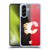 NHL Calgary Flames Half Distressed Soft Gel Case for Samsung Galaxy A56 5G