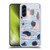 Ninola Patterns Graphic Thoughts Dots Blue Soft Gel Case for Samsung Galaxy A56 5G