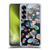 Ninola Colourful Patterns Space Planets Black Soft Gel Case for Samsung Galaxy S25 & MagSafe