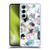 Ninola Pattern Abstract Crystals Blue Soft Gel Case for Samsung Galaxy A55 5G