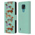 Cat Coquillette Animals Blue Dachshunds Leather Book Wallet Case Cover For Motorola Moto E7