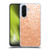 PLdesign Sparkle Prints Peach Soft Gel Case for Samsung Galaxy A36 5G