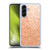 PLdesign Sparkle Prints Peach Soft Gel Case for Samsung Galaxy A56 5G