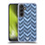 Head Case Designs Printed Denim Broken Zigzag Soft Gel Case for Samsung Galaxy S24 FE & MagSafe