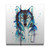 Pixie Cold Art Mix Ice Wolf Vinyl Sticker Skin Decal Cover for Sony PS4 Console