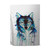 Pixie Cold Art Mix Ice Wolf Vinyl Sticker Skin Decal Cover for Sony PS5 Disc Edition Console