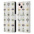 Cat Coquillette Linear White Evil Eyes Pattern Leather Book Wallet Case Cover For Apple iPhone 13