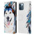 Pixie Cold Animals Husky Leather Book Wallet Case Cover For Apple iPhone 12 Pro Max