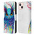 Pixie Cold Animals Into The Blue Leather Book Wallet Case Cover For Apple iPhone 13