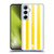 Head Case Designs Vertical Stripes Yellow Soft Gel Case for Samsung Galaxy A55 5G