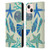 Cat Coquillette Sea Seashells Blue Leather Book Wallet Case Cover For Apple iPhone 13