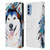Pixie Cold Animals Husky Leather Book Wallet Case Cover For OPPO Reno 4 5G