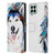 Pixie Cold Animals Husky Leather Book Wallet Case Cover For Samsung Galaxy M53 (2022)