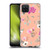 Anis Illustration Flower Pattern 2 Peach Soft Gel Case for Samsung Galaxy A12 (2020)