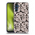 Anis Illustration Flower Pattern 2 Black 1 Soft Gel Case for Samsung Galaxy A15 & MagSafe