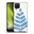 Cat Coquillette Nature Leaflets Blue Soft Gel Case for Samsung Galaxy A12 (2020)
