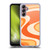 Kierkegaard Design Studio Retro Abstract Patterns Tangerine Wave Machine Soft Gel Case for Samsung Galaxy A14 5G