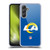 NFL Los Angeles Rams Logo Plain Soft Gel Case for Samsung Galaxy A54 5G