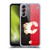 NHL Calgary Flames Half Distressed Soft Gel Case for Samsung Galaxy A14 5G