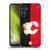 NHL Calgary Flames Half Distressed Soft Gel Case for Samsung Galaxy A15 & MagSafe