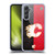 NHL Calgary Flames Half Distressed Soft Gel Case for Samsung Galaxy A54 5G