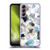 Ninola Pattern Abstract Crystals Blue Soft Gel Case for Samsung Galaxy A14 5G