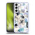 Ninola Pattern Abstract Crystals Blue Soft Gel Case for Samsung Galaxy S22 5G & MagSafe