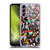 Ninola Patterns Imaginary Geo Animals Black Soft Gel Case for Samsung Galaxy A14 5G