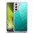PLdesign Geometric Patterns Turquoise Gradient Mesh Soft Gel Case for Samsung Galaxy S21+ 5G & MagSafe