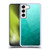 PLdesign Geometric Patterns Turquoise Gradient Mesh Soft Gel Case for Samsung Galaxy S22 5G & MagSafe