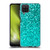 PLdesign Sparkle Prints Aqua Blue Soft Gel Case for Samsung Galaxy A12 (2020)