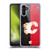 NHL Calgary Flames Half Distressed Soft Gel Case for Samsung Galaxy A13 5G (2021)