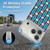 Peanuts Snoopy Deco Dreams Blue Pattern Soft Gel Case for Apple iPhone 18 Pro Max