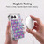 Peanuts Snoopy Aloha Disco Surf Pattern Soft Gel Case for Apple iPhone Duo
