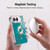 NFL Miami Dolphins Logo Stripes Soft Gel Case for Apple iPhone Duo